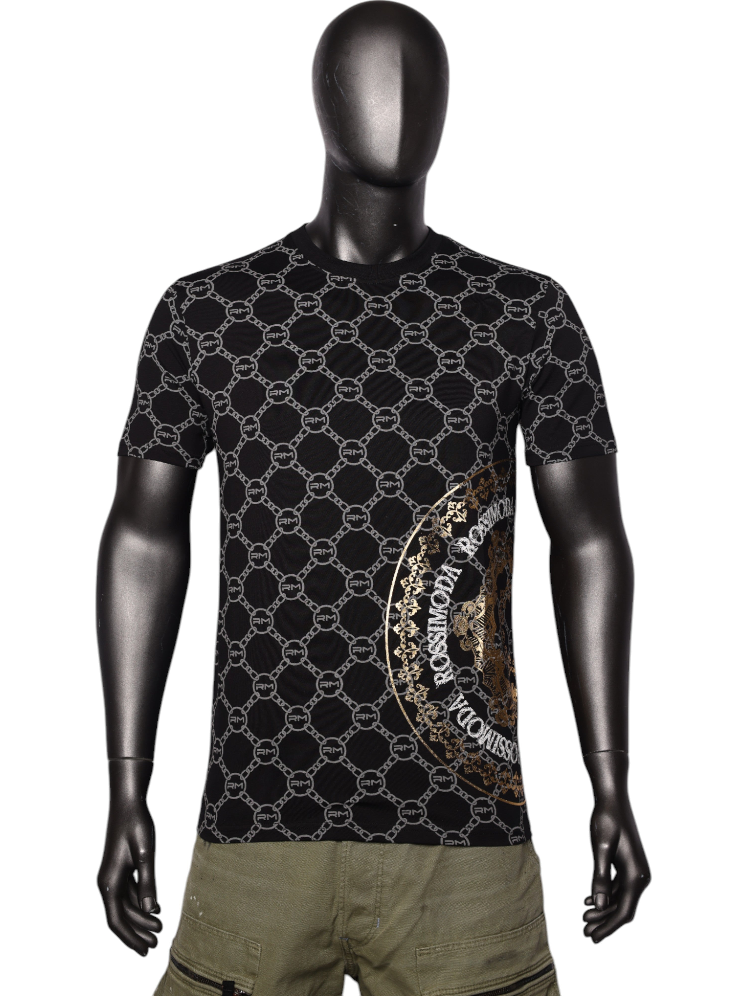 Rossimoda T-Shirt Oro Catena Black